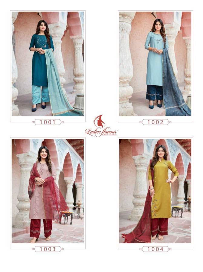 Ladies Flavour Aarohi 2 Latest fancy Designer Ethnic Wear Heavy Chinon Ready Made Collection
